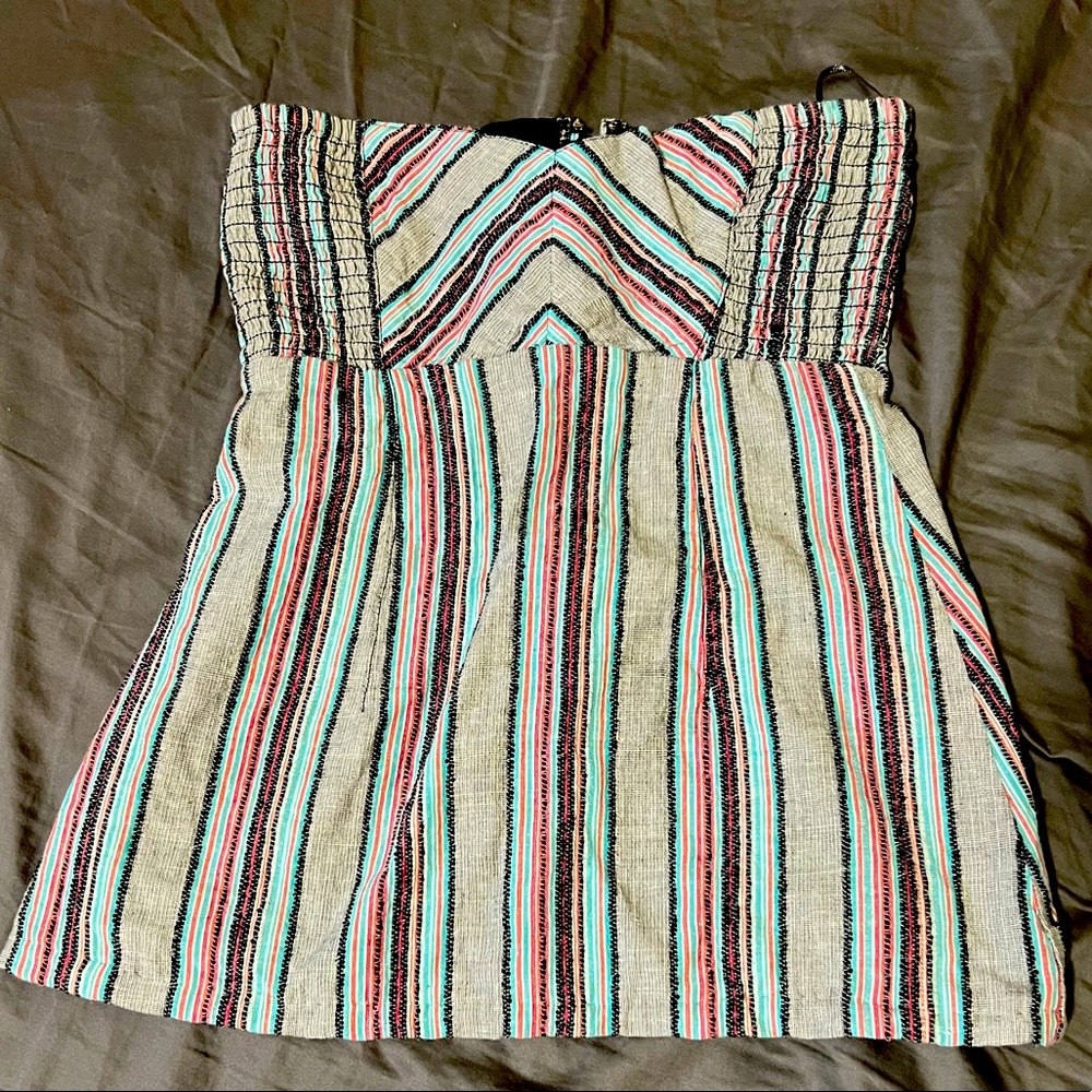 Roxy strapless top size small